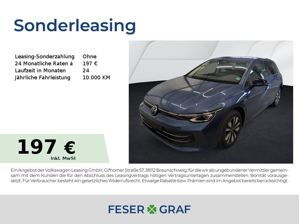 Volkswagen Golf 8 1.5 eTSI Goal DSG ACC AHK LED+ Navi RüKa