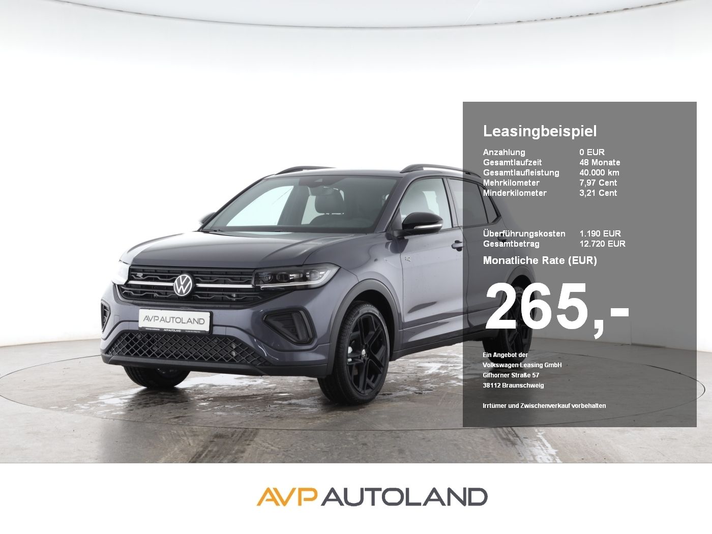 Volkswagen T-Cross 1.0 TSI DSG R-Line BLACK STYLE | AHK |