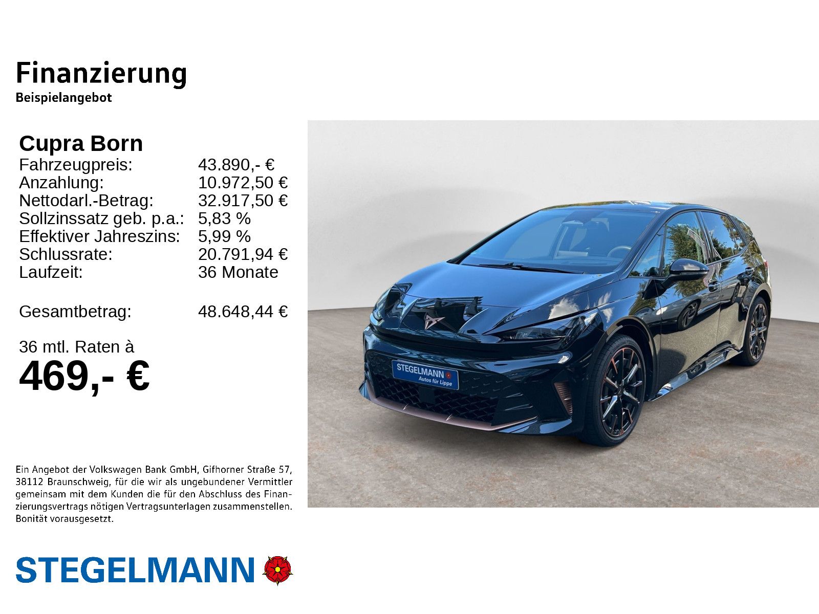Cupra Born VZ Matrix Sennheiser 20 Zoll Bike imagem 2