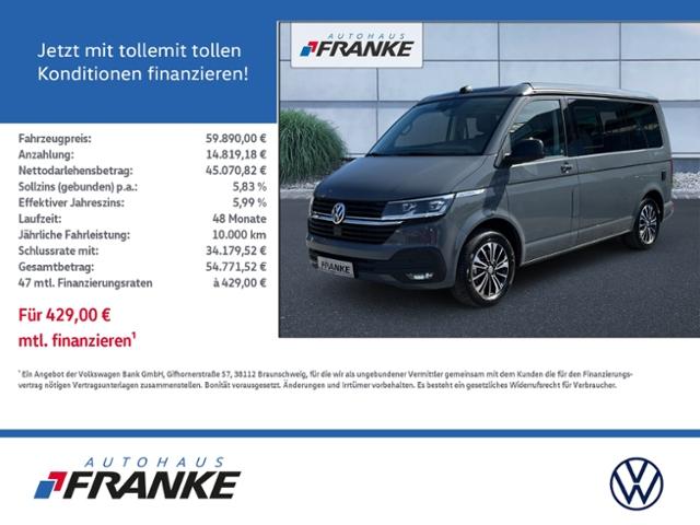 Volkswagen California T6.1 Beach Camper Edition 2.0 TDI 4Mo
