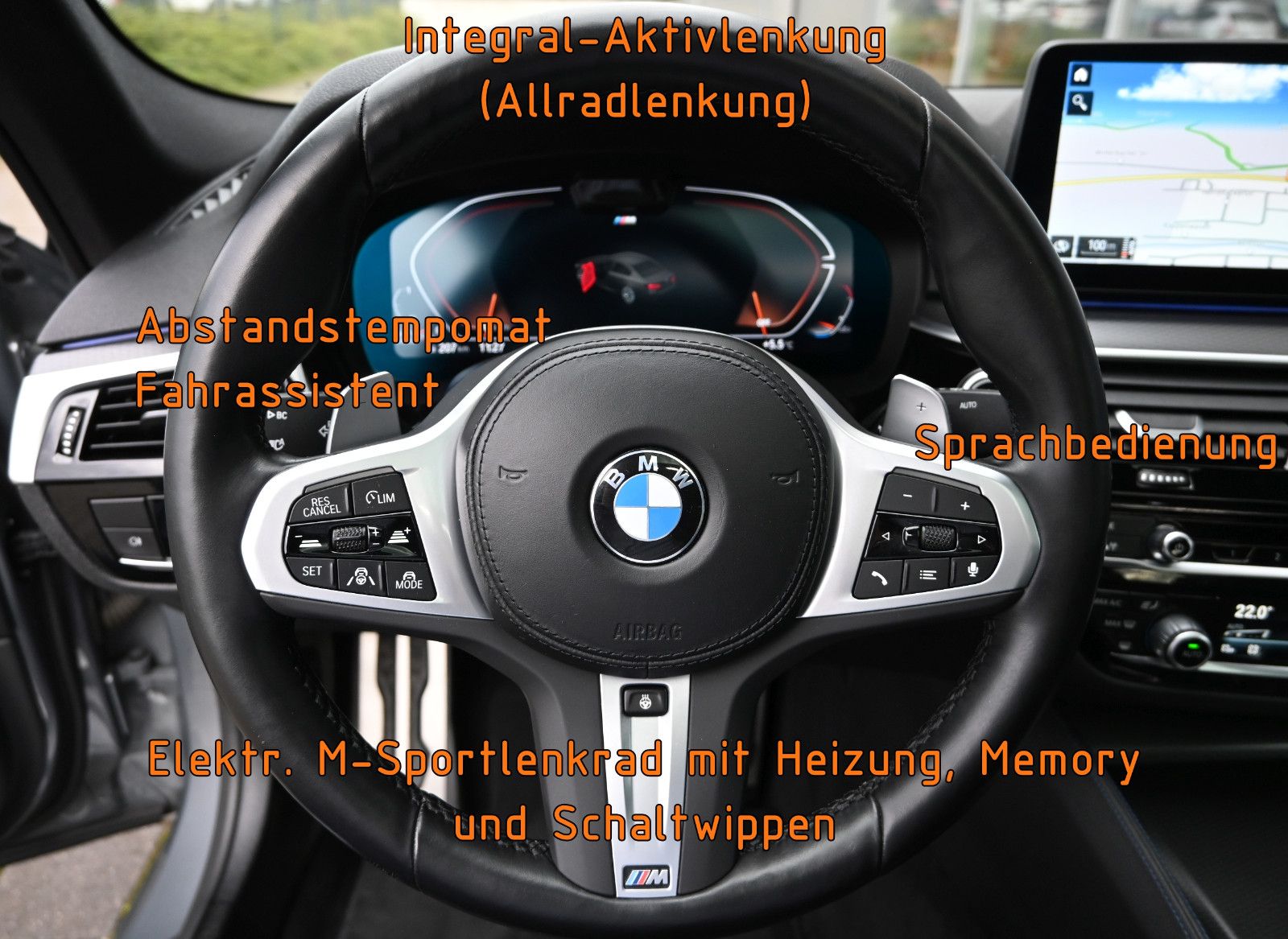 Fahrzeugabbildung BMW 540d xDr. M SPORT °ACC°GLASDACH°INTEGRAL°STHZG°