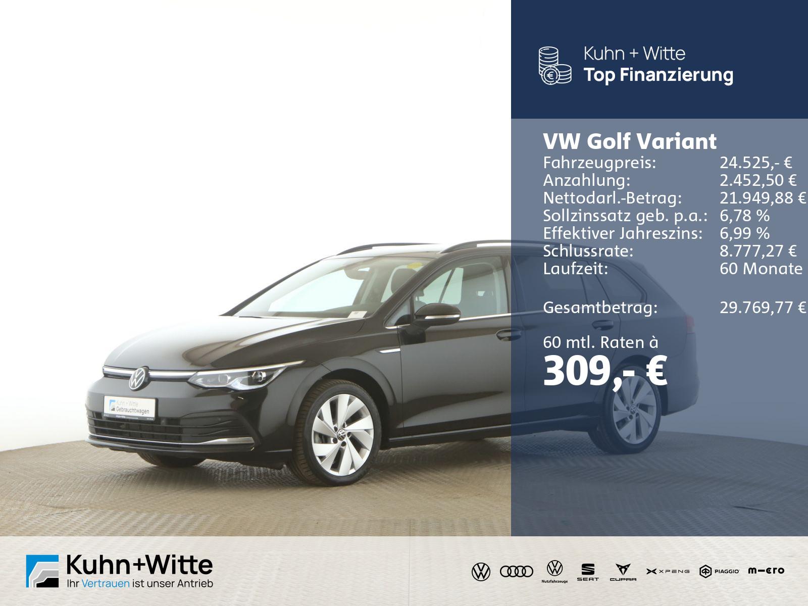 Volkswagen Golf VIII Variant 2.0 TDI Style AHK+LED+PDC+Navi