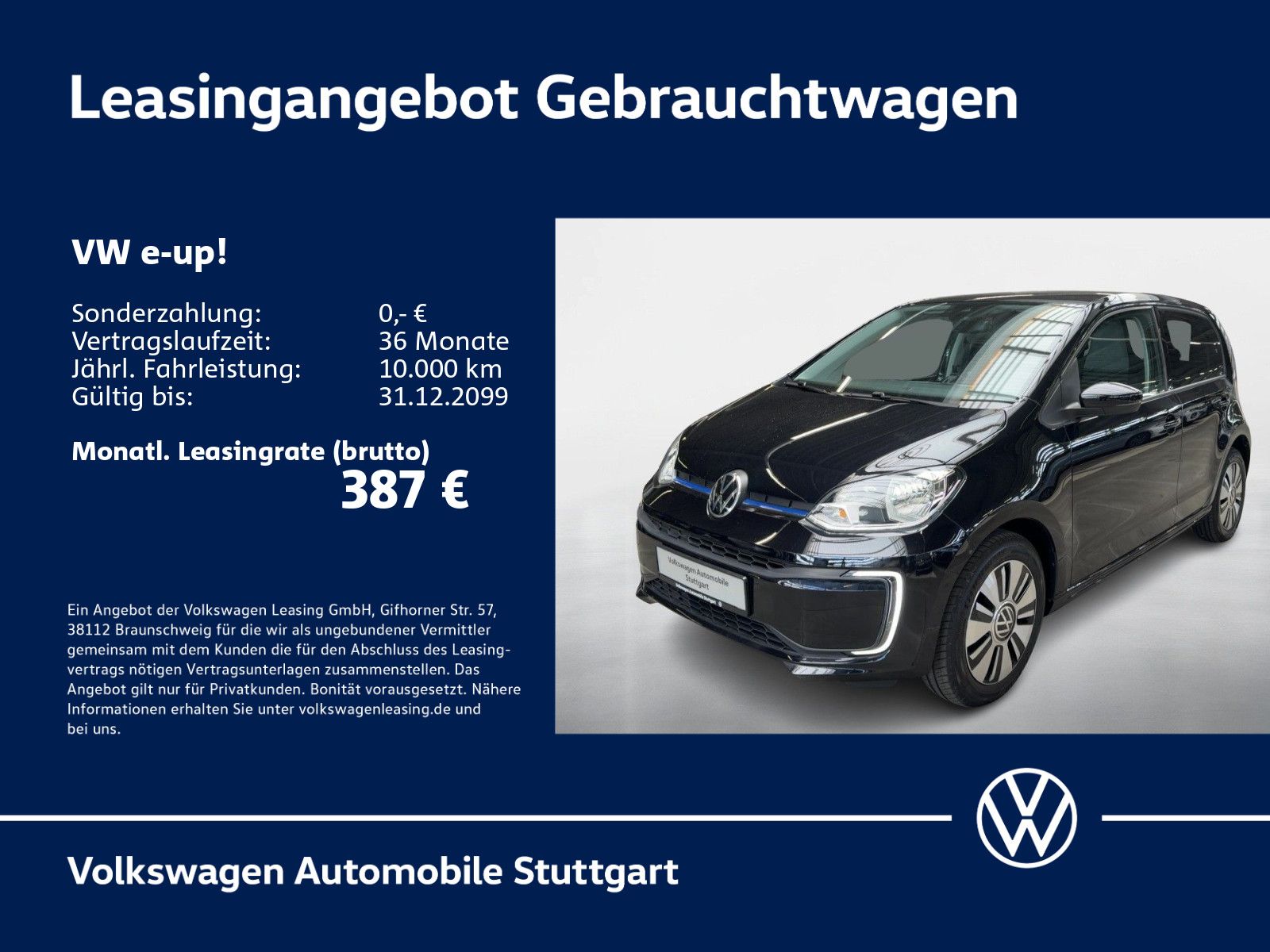 Volkswagen e-up! Tempomat Kamera