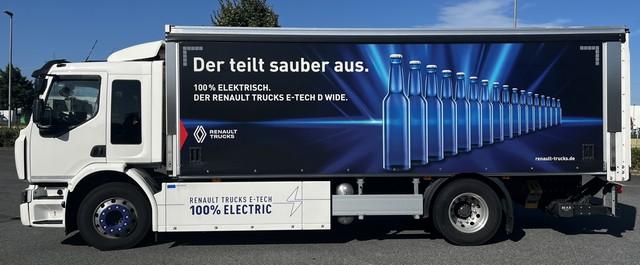 Renault D Wide E-Tech 4x2 Orten Getränkeaufbau LBW E-Tec