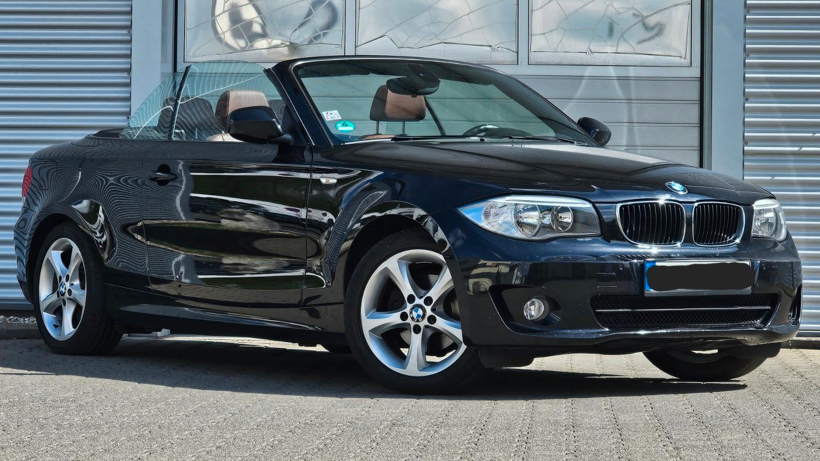BMW 118d Cabrio Leder Shzg Klima PDC Alu TÜV Neu