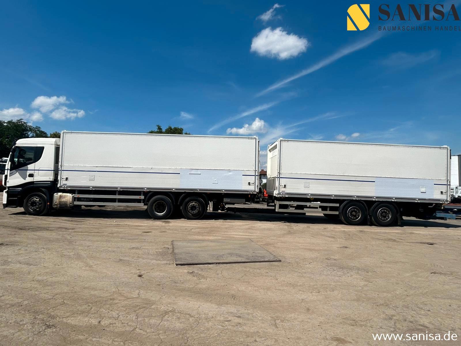 Iveco Stralis AS260S46/2x LBW/Schwenkwand/Krone Anhäng