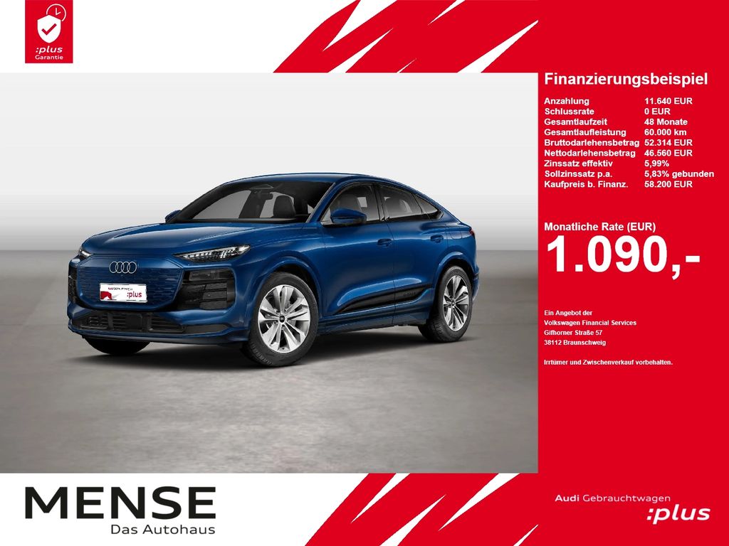 Audi Q6 Sportback e-tron performance 225 kW S-Line LM