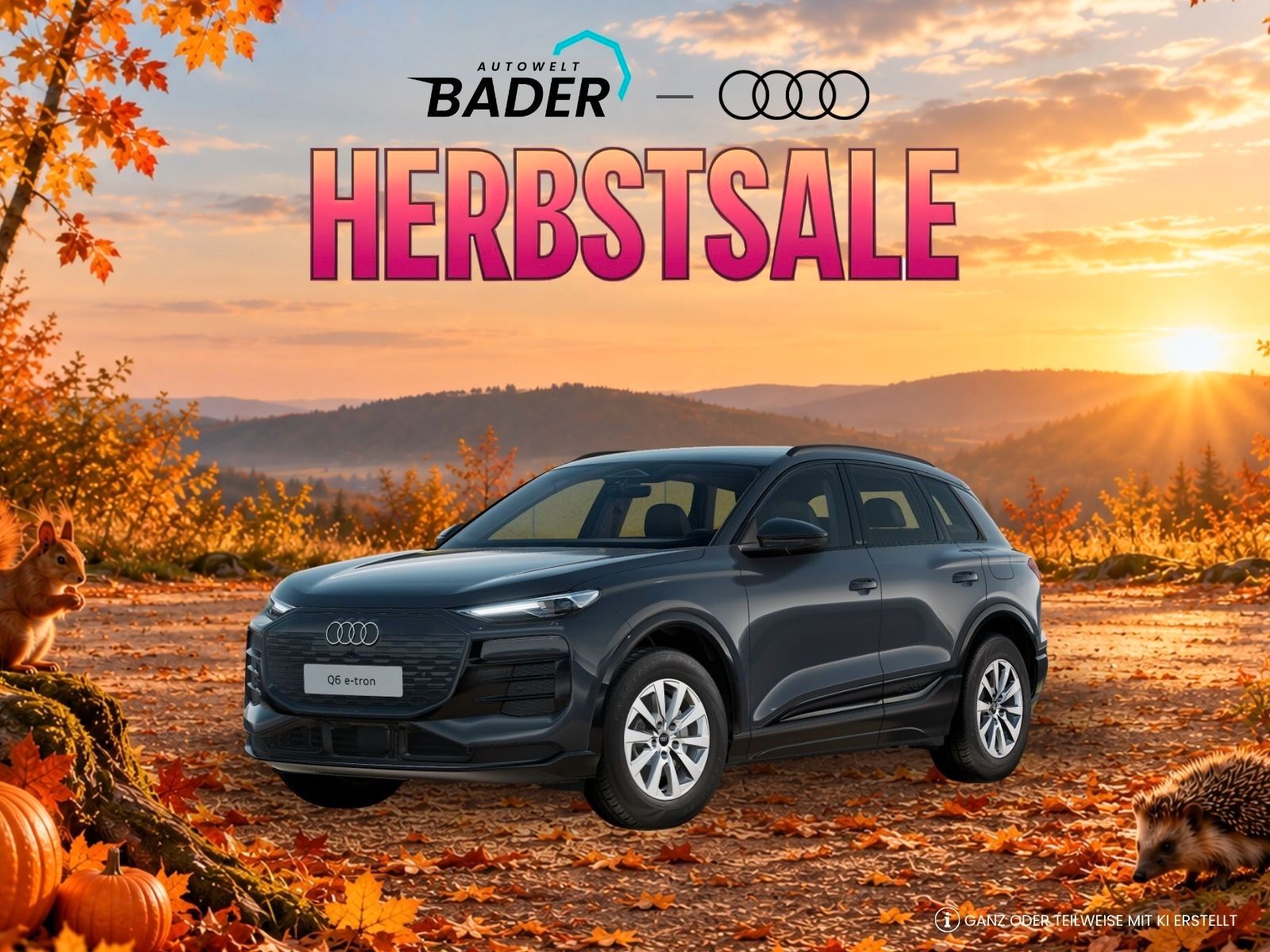 Audi Q6 e-tron "Herbst-Sale" AUTOWELT-BADER!
