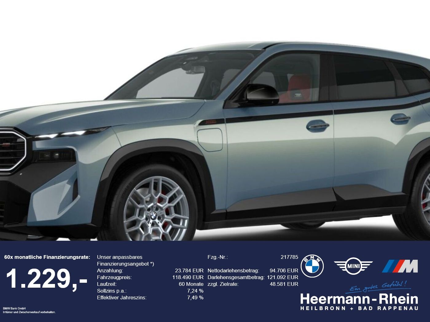 BMW XM 2024, 4.4 hibrīds, Automāts, SUV/Apvidus, Melns — Latvijā