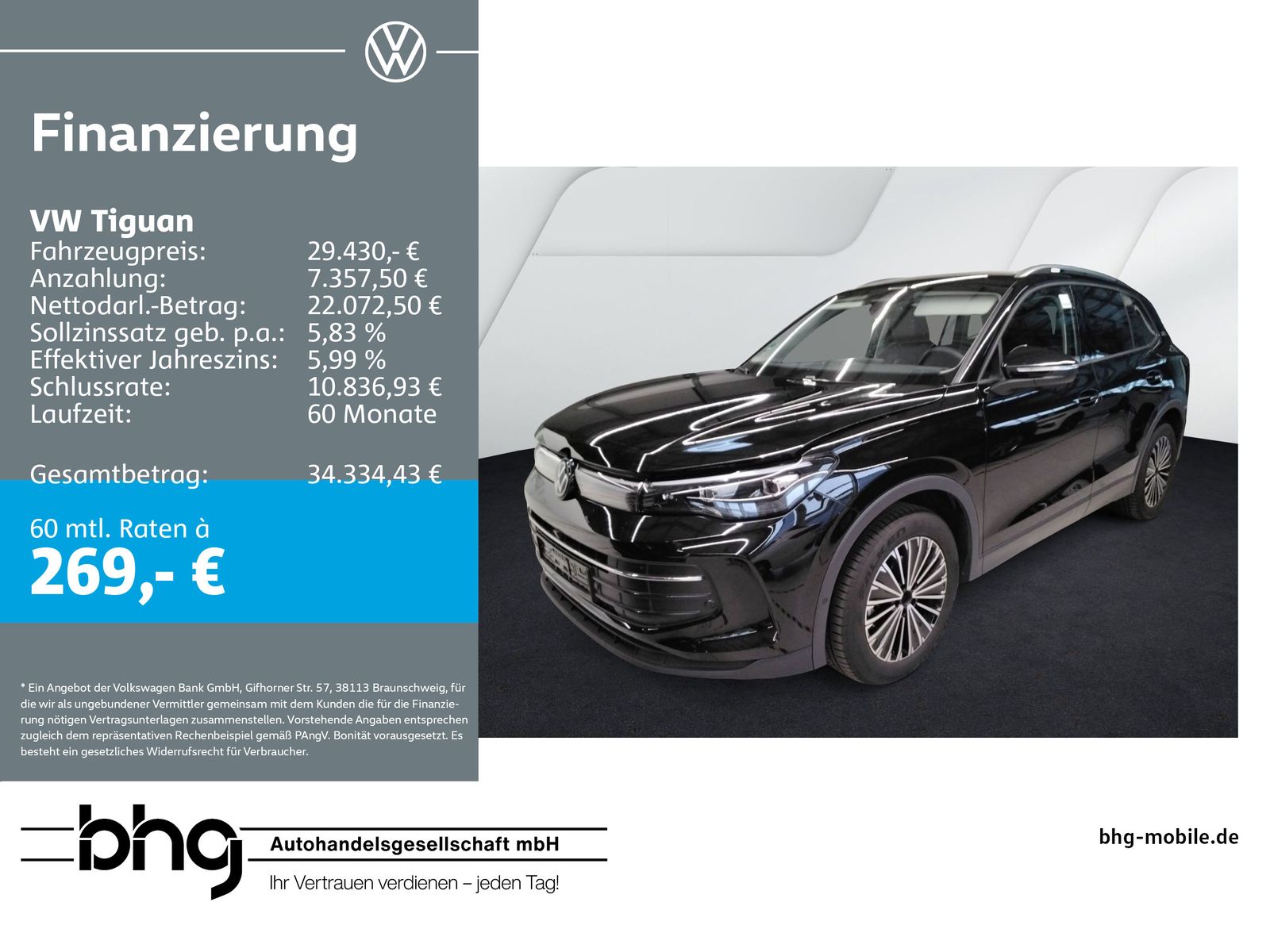 Volkswagen Tiguan 1.5 eTSI DSG GOAL #AHK #KAMERA #LED+ #ACC