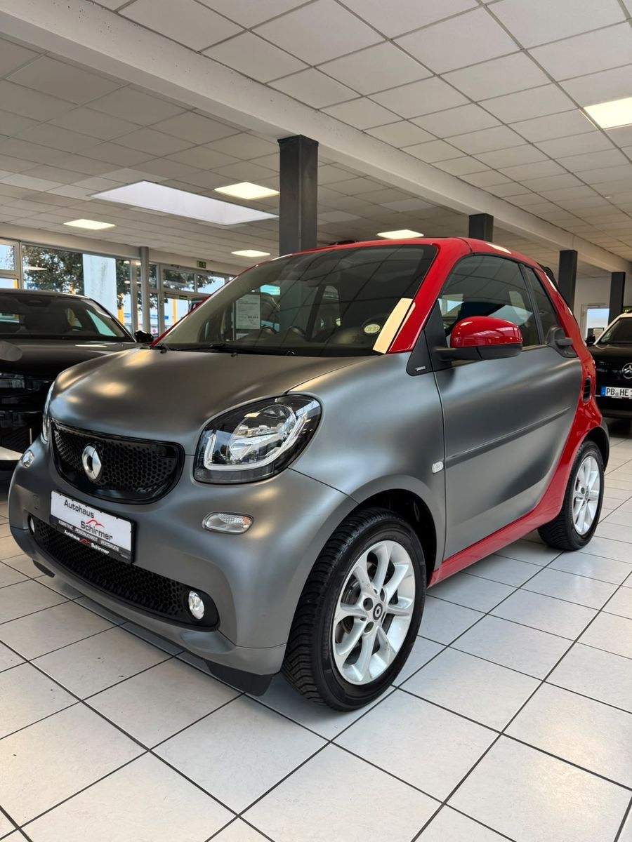 Fahrzeugabbildung Smart ForTwo fortwo cabrio Basis - mit KI generiert/bearbeitet