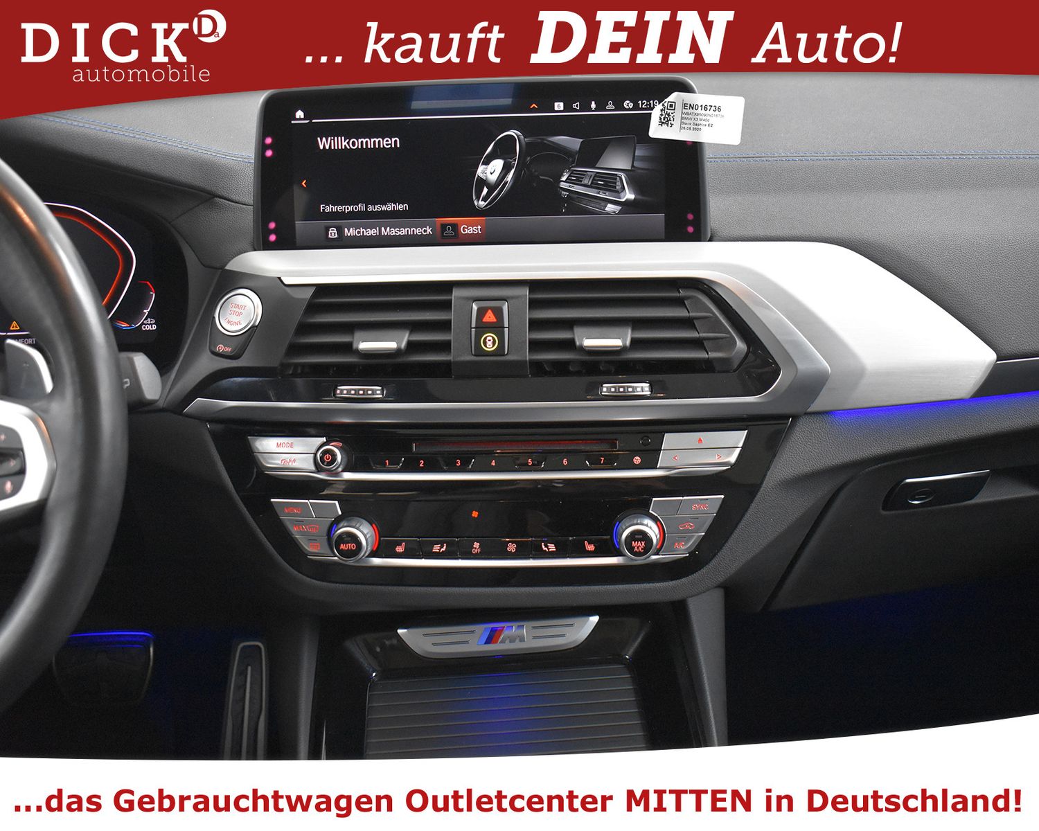 BMW X3 M40>SHADO+PANO+STDHZ+HEAD+MEMO+H&K+AHK+KAM21" - Image 14
