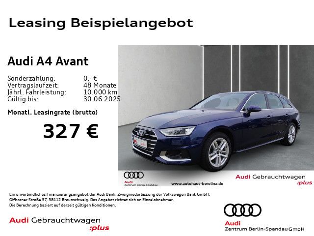 AUDI A4 Avant 35 TFSI Adv. S tronic *ACC*R-CAM*SHZ*