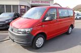 Volkswagen T6 9 Sitze 1.Hand Klima sehr gepflegt,  TÜV Neu - rote Volkswagen T6 Caravelle