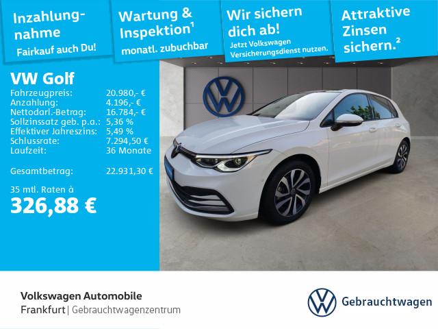 Volkswagen Golf VIII 2.0 TDI DSG Active Navi DAB+ IQ.Light