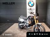 Triumph Scrambler 1200 XE, Seitentasche und Flyscreen