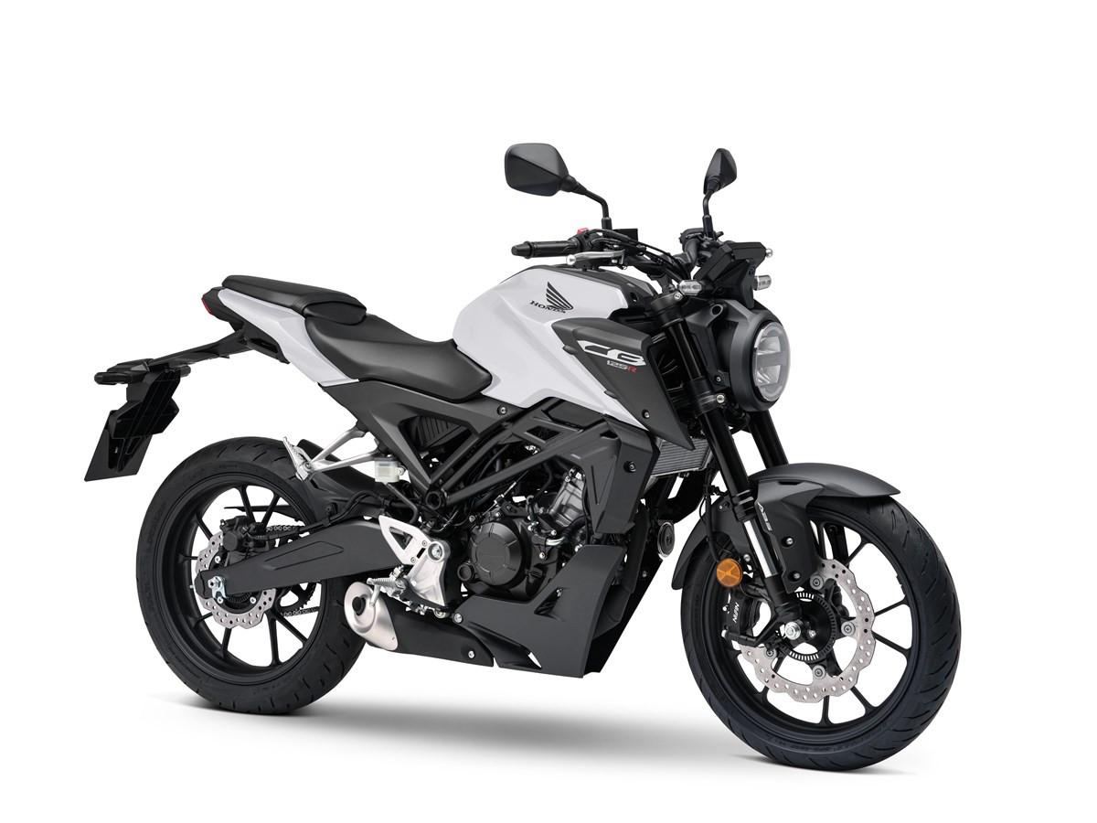 Honda CB125R - Weiß + Rot - im Showroom!