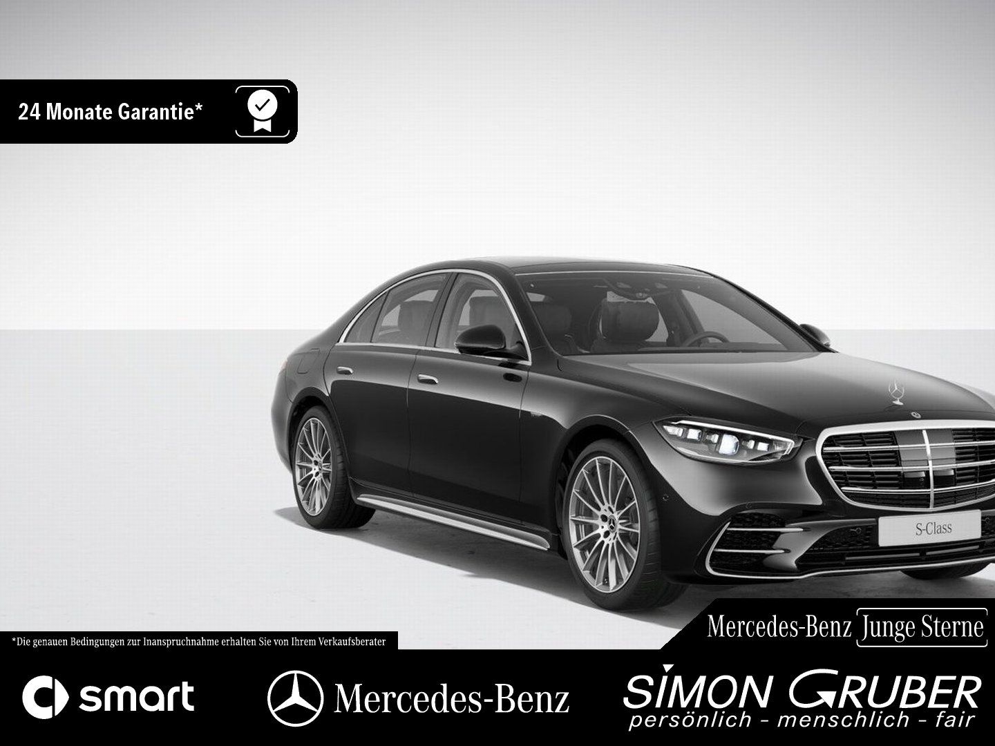 Fahrzeugabbildung Mercedes-Benz S 450 e AMG Chauffeure 4*Massage Guard 360 Burm