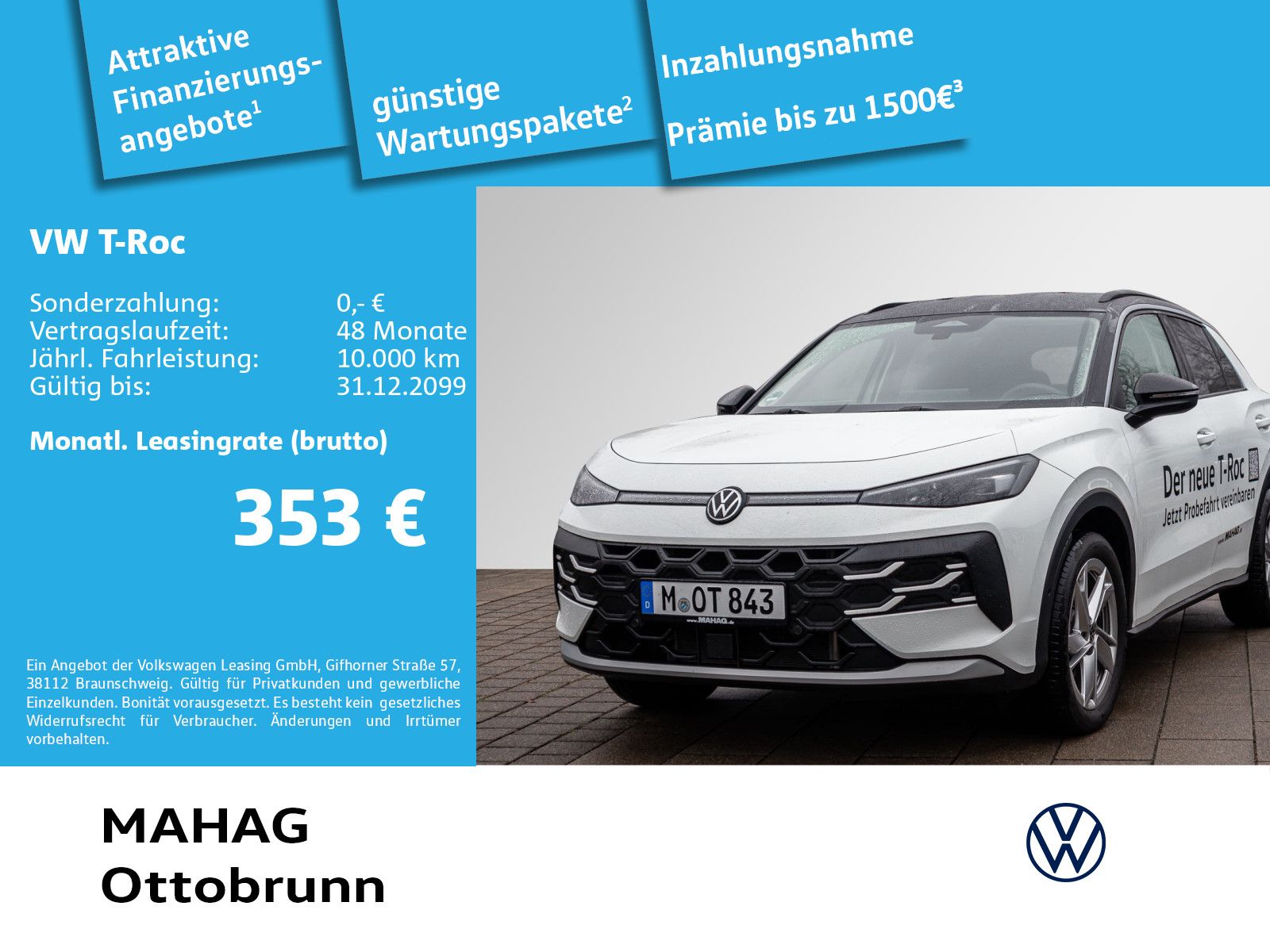 Volkswagen T-Roc Life 1.5  eTSI NEW MODEL LED+ ParkAssist+