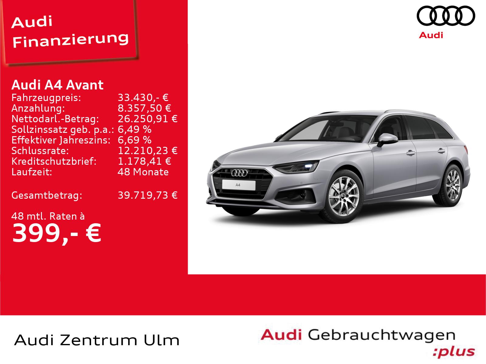 Audi A4 Avant 35 TFSI ALU AHK LED NAVI PDC SHZ VIRT
