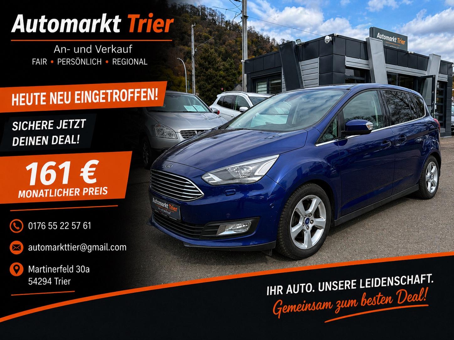 Ford Grand C-Max! 7-Sitzer! Tempomat! TÜV NEU!
