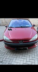 Peugeot 206 CC Sport 110 Nevada Rot Sport - Peugeot 206: Rot, Leder