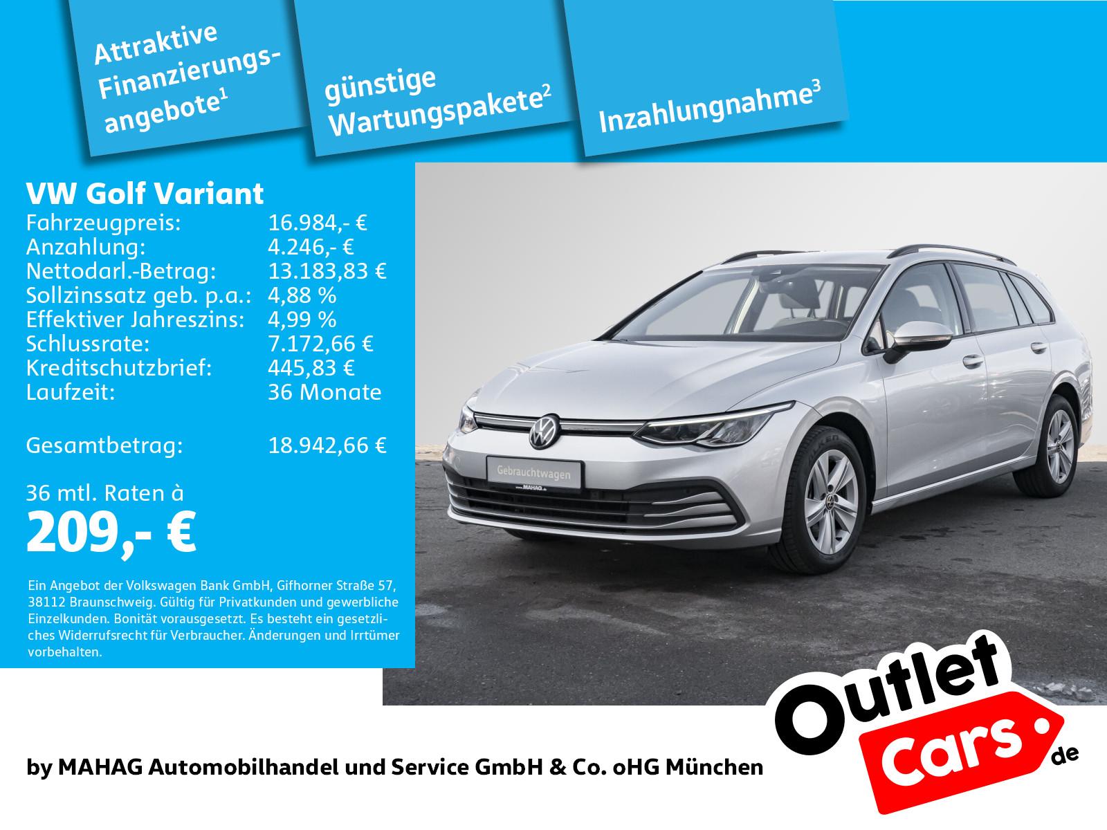Volkswagen Golf VIII Variant Life 2.0 TDI LED Navi ParkPilo