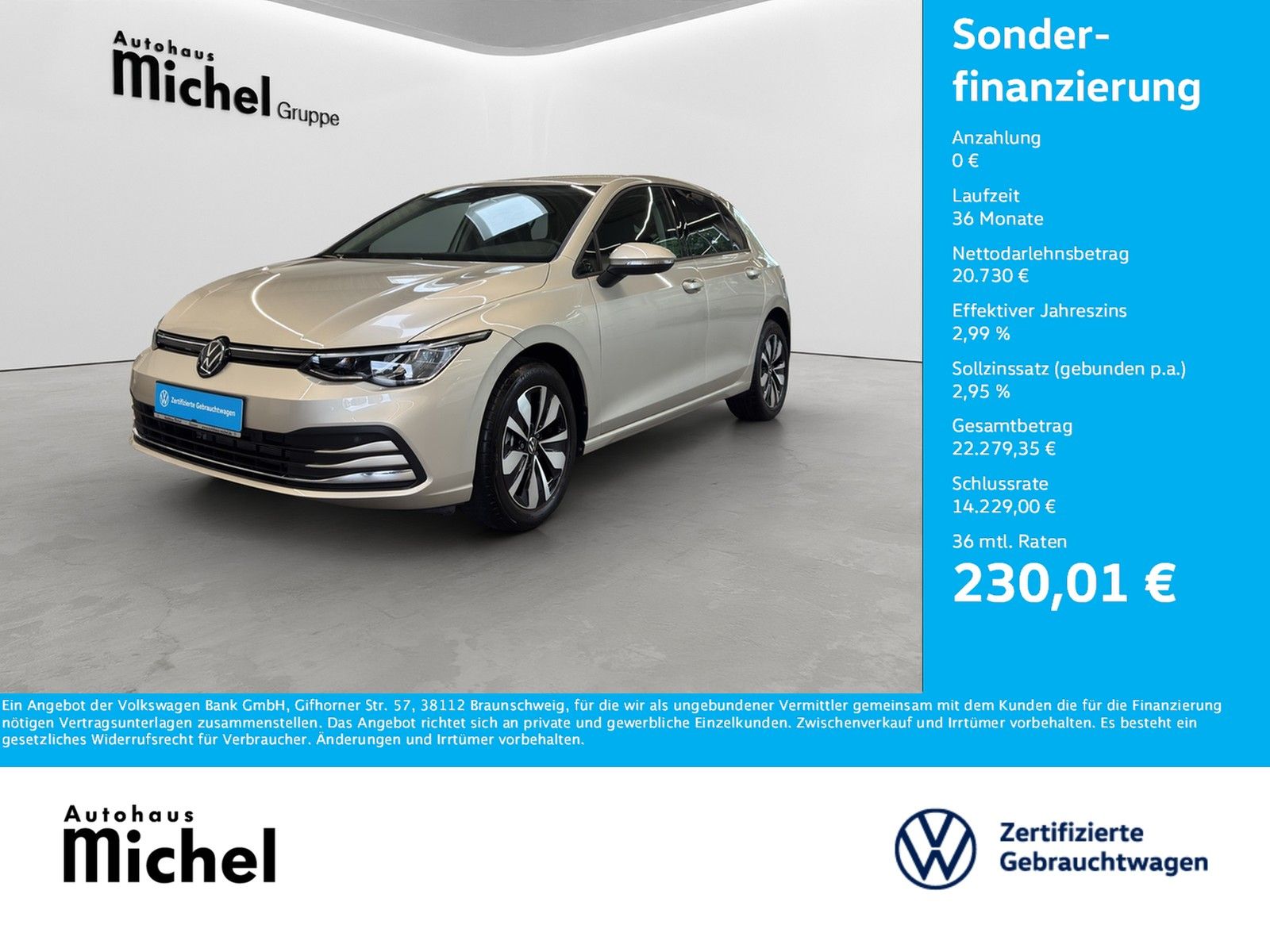 Volkswagen Golf 8 eTSI DSG Move LED AppConnect PDC Alu foto 2