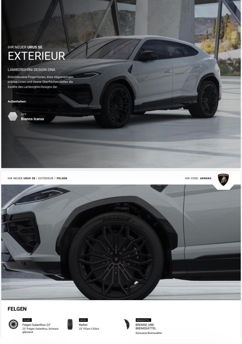 Lamborghini Urus 4.0 V8 PHEV SE