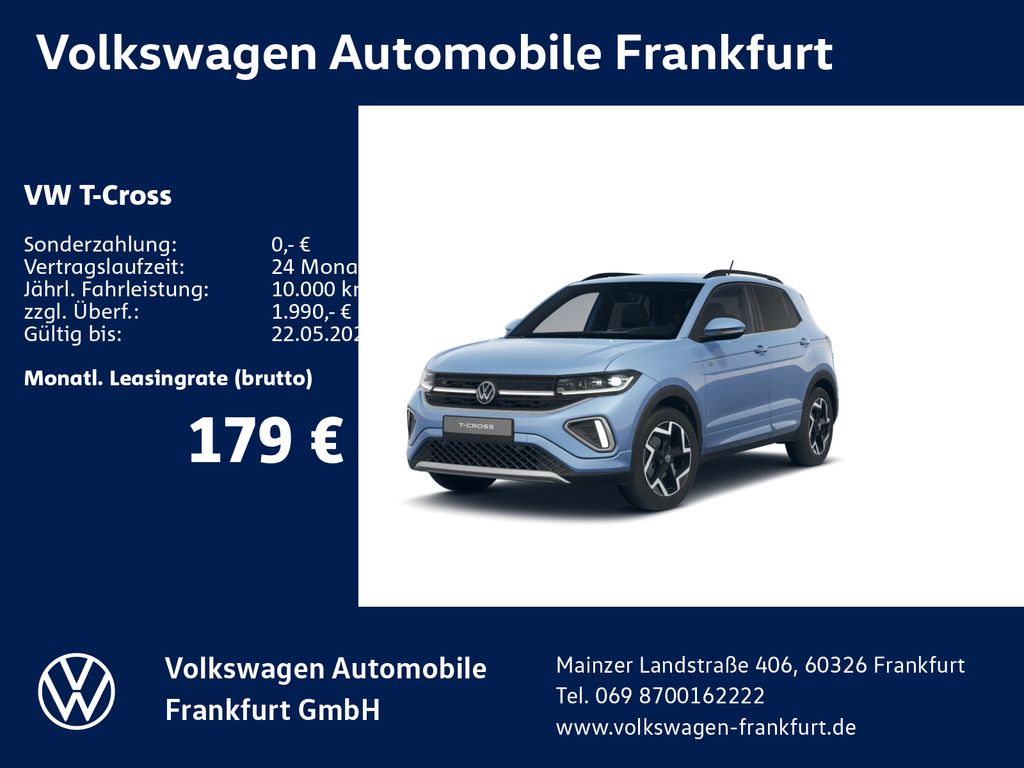 Volkswagen T-Cross R-Line 1.0 l TSI OPF 85 kW (116 PS) 6-Ga