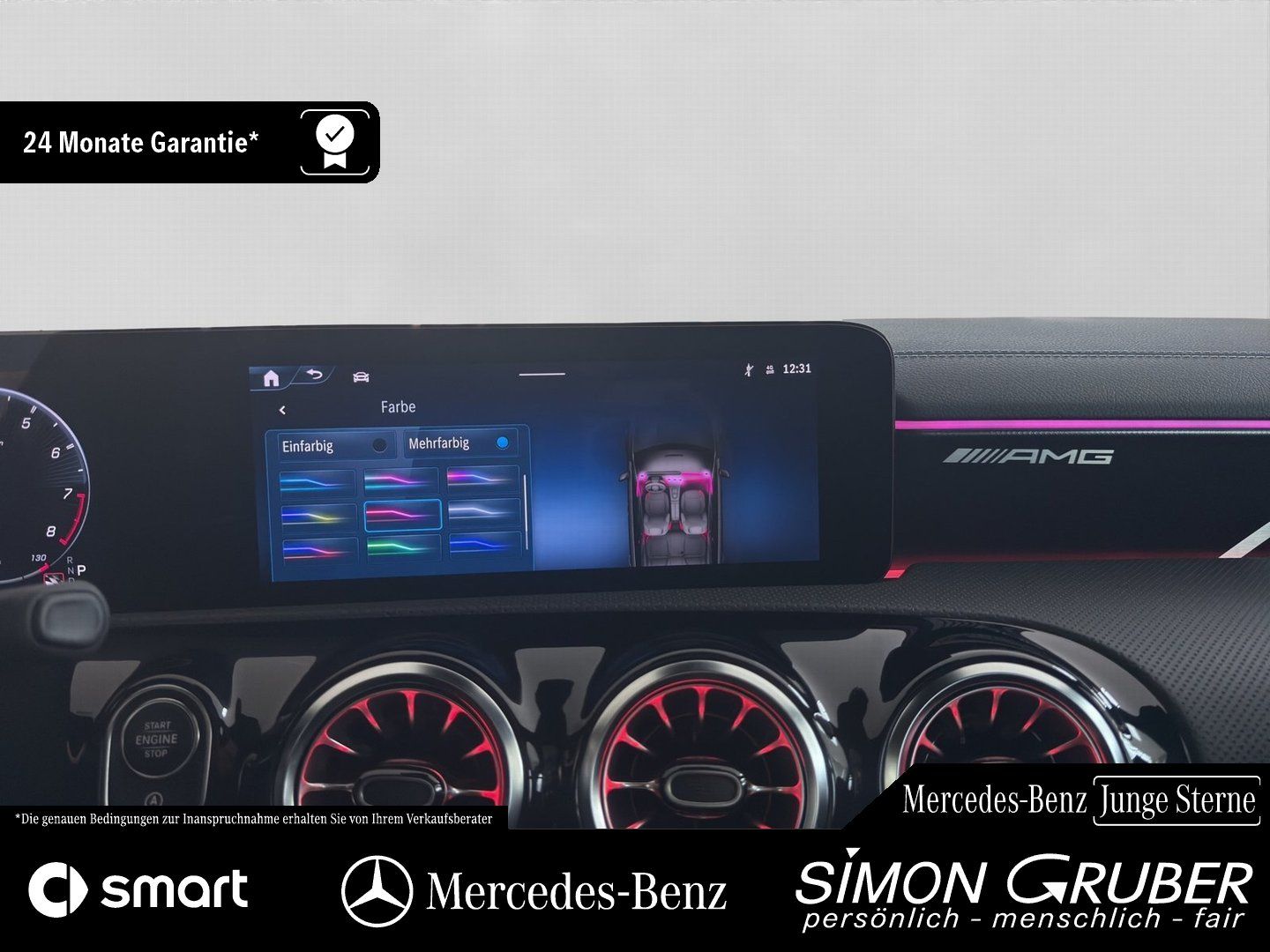 Fahrzeugabbildung Mercedes-Benz A 45 S 4M AMG Pano Leder HUD Burm MBeam Driver 3