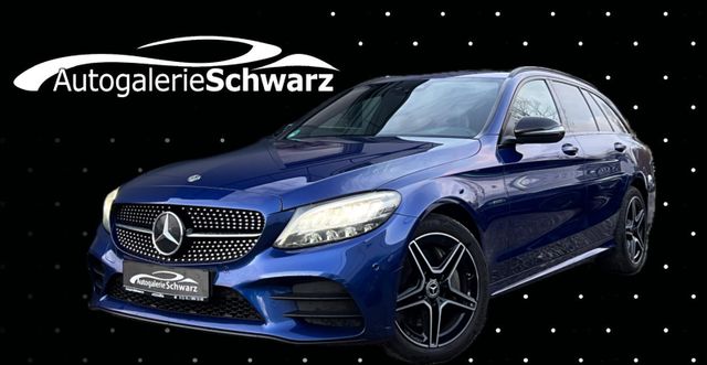 Mercedes-Benz C 300de T 9G AMG NIGHT YACHT-LEDER DIST+KAM BURM