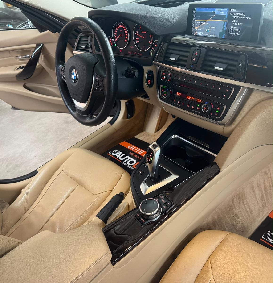 BMW 320D 2.0 184ch LUXURY LINE BVA Sièges chauffants cuir HUD Historique présent - 2EME MAIN