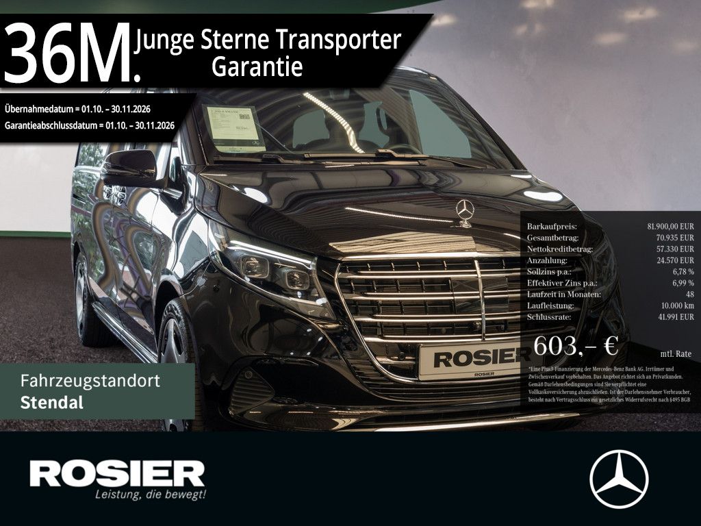 Mercedes-Benz V 300 d 4M EXCLUSIVE Lang AHK Distr. Navi Luftf.