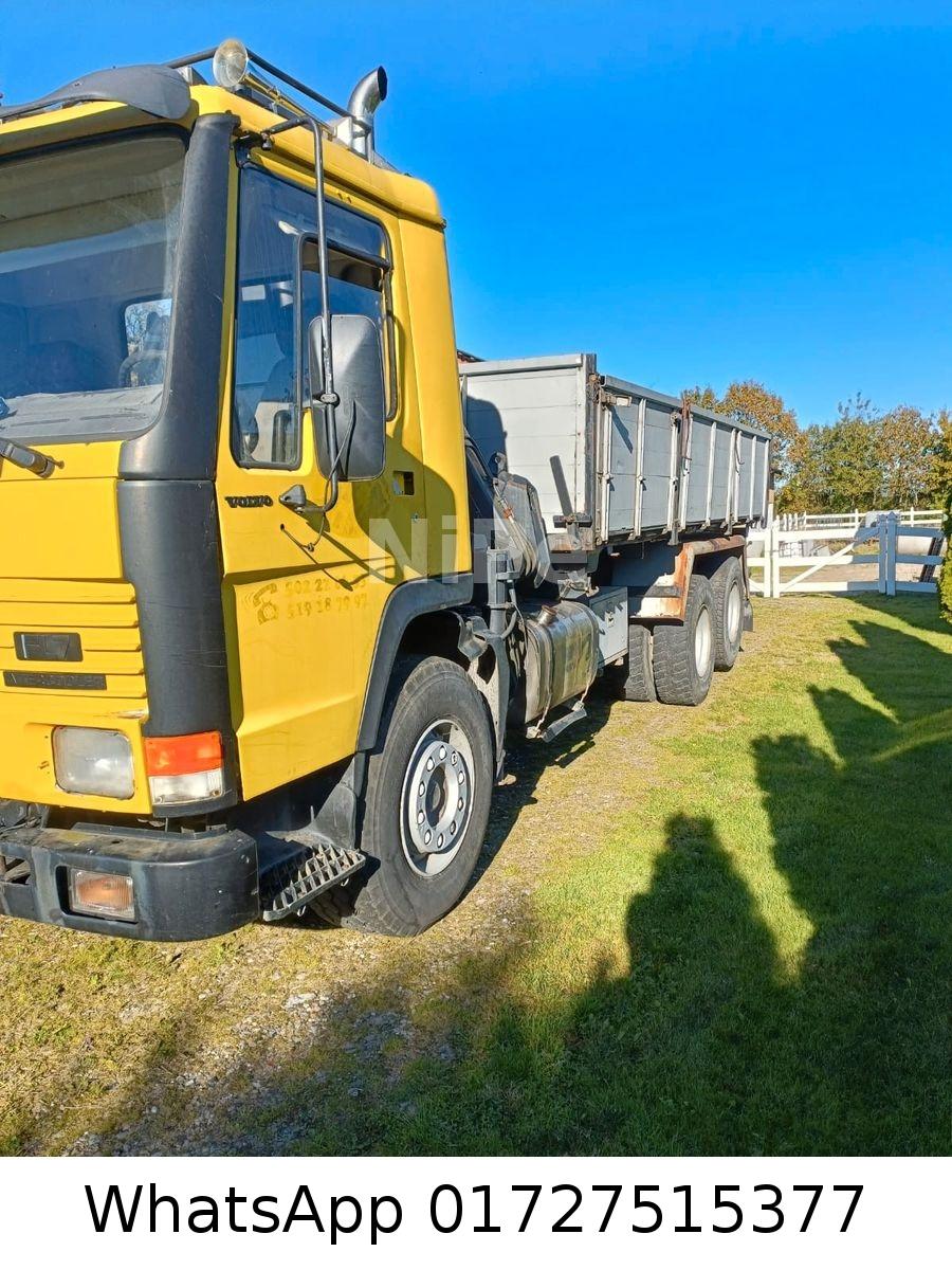 Volvo FL 7/260 6x2 Kran HMF  KIPPER Steel Suspension