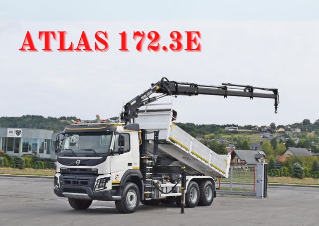 Volvo FMX 460 Kipper 5,40m *ATLAS 172.3E/FUNK *6x4