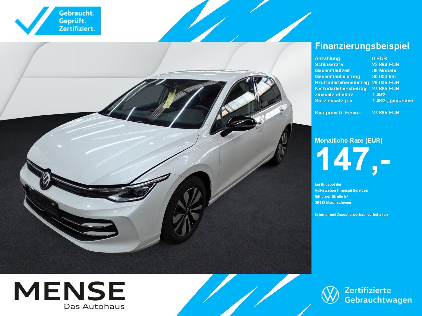 Volkswagen Golf VIII 1.5 eTSI DSG Life Goal IQ.Light Matrix