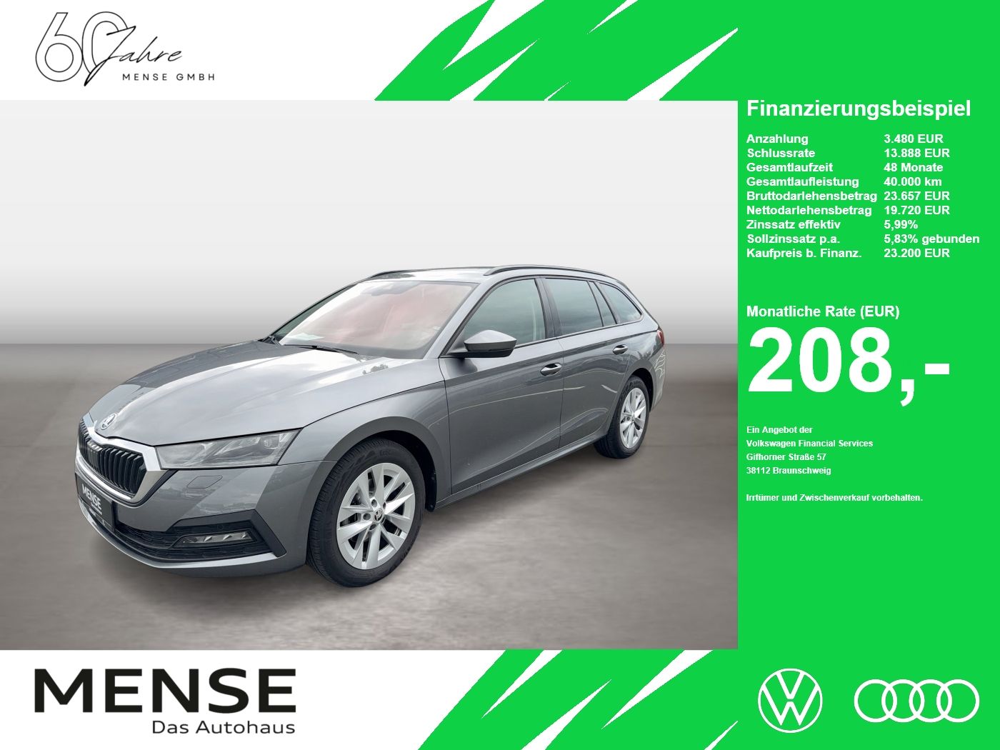 Skoda Octavia Combi Ambition 2.0l TDI 85kW 7-Gang-DSG
