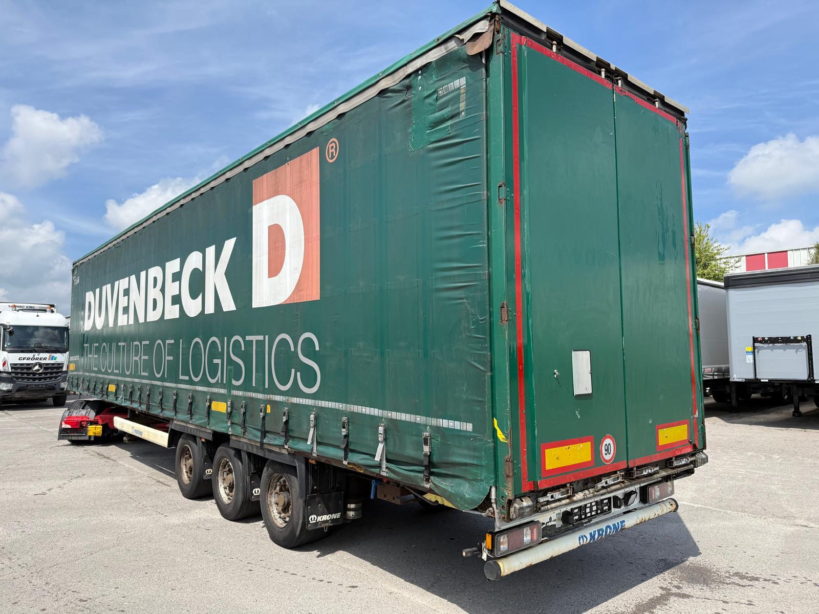 Krone  3 Achs Mega Power Curtain Hubdach TÜV 09/2026