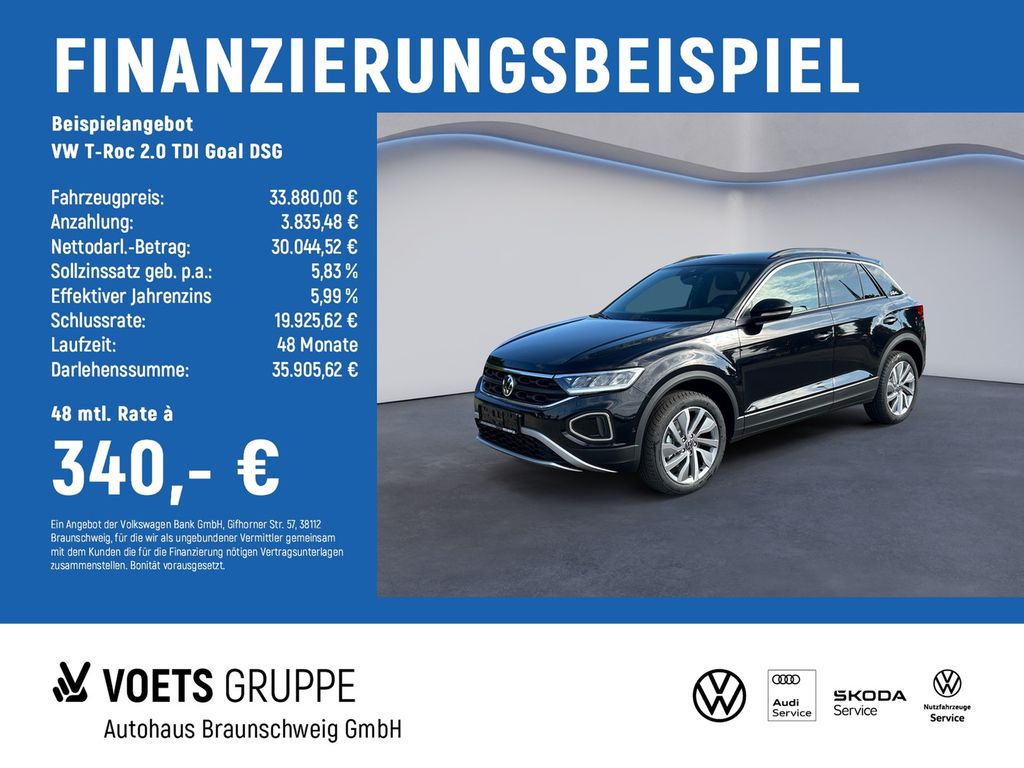 T-Roc 2.0 TDI Goal DSG TAGESZULASSUNG