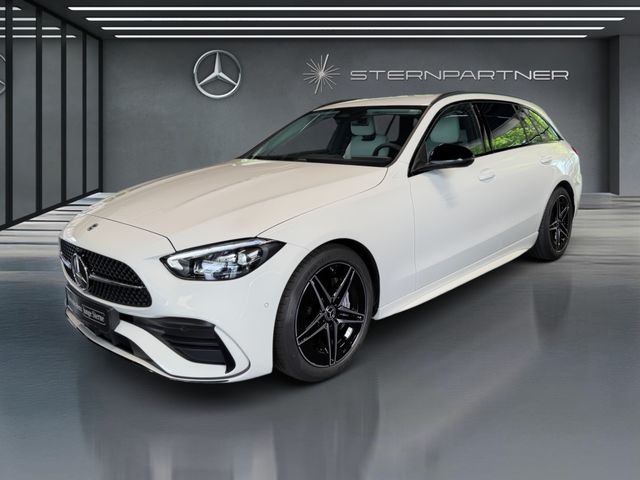 MERCEDES-BENZ C 180 T AMG+NIGHT+BURMESTER+MEMORY+CARPLAY+RFK