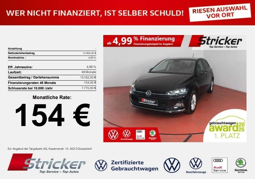 Volkswagen Polo   Highline 1.0TSI 154,-ohne Anzahlung Navi
