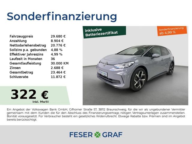 VW ID.3 MOVE Pro Keyless Memory RFK LHZ SHZ Navi
