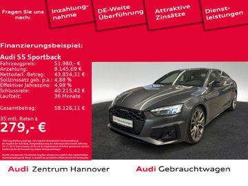 Audi Leasingangebot: Audi S5 Sportback 55 TDI quattro Matrix Pano Kamera N