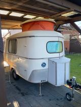 HYMER / ERIBA / HYMERCAR Puck Export -EZ 03/1966- mit Columbus-Vorzelt - HYMER / ERIBA Puck