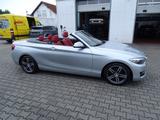 BMW 220d Cabrio Sport Line Automatik, Leder, Klima,  - silberne BMW 220