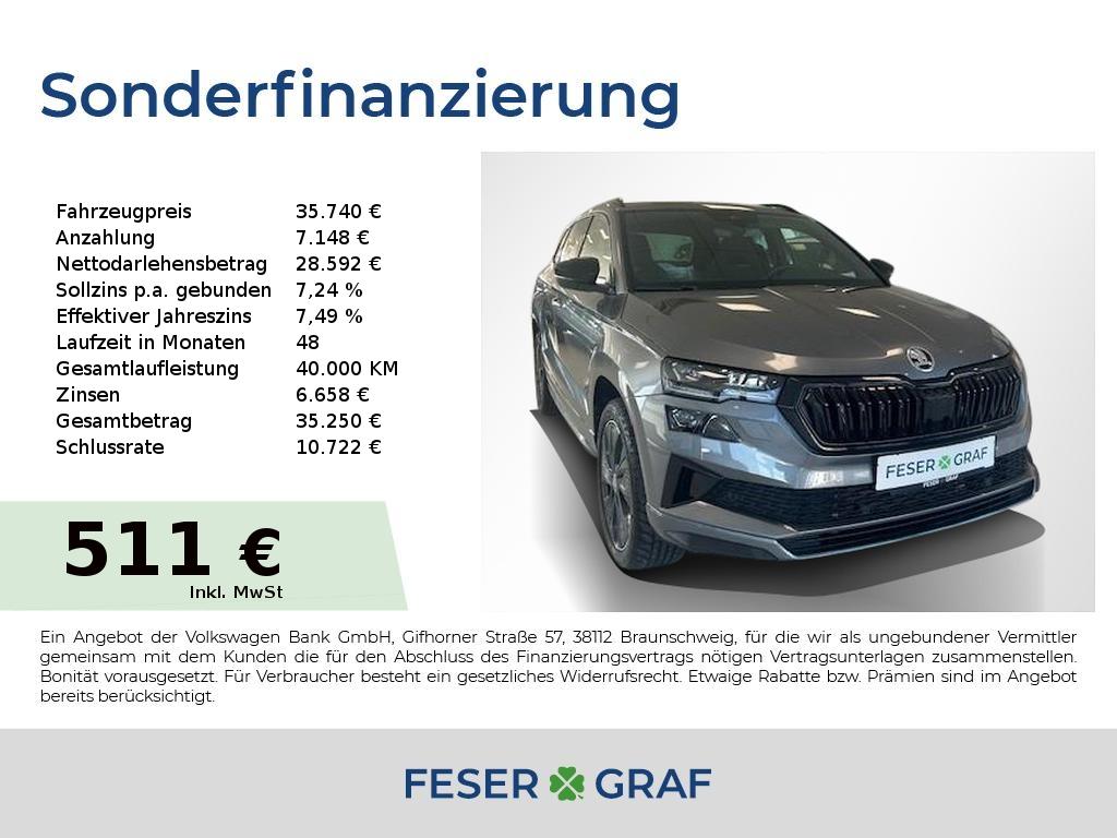 Skoda Karoq Sportline 1,5 TSI 110 kW 7-Gang-DSG AHK KA