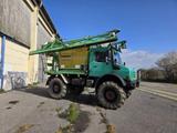 Unimog U5000 4x4 Chassis, Standklima, 4374/45 - Unimog Pritsche