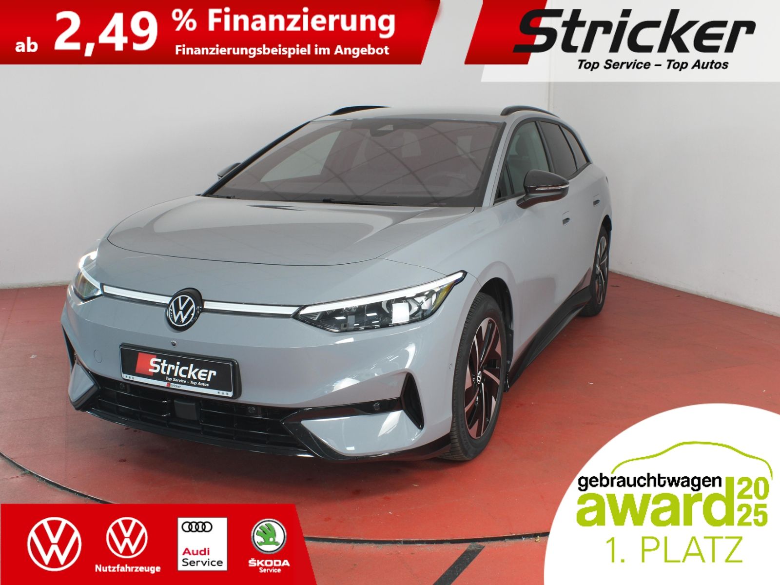 Volkswagen ID.7 Tourer Pro 210 77 499,-ohne Kamer foto 3