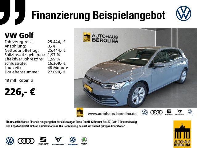 VW Golf VIII 1.0 eTSI Life DSG *NAVI*R-CAM*ACC*